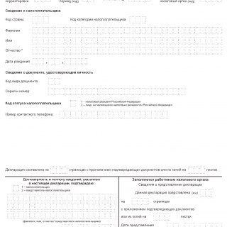 Декларация 3-НДФЛ за 2022 год