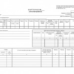 Карточка учета материалов. Форма М-17