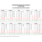 Производственный календарь на 2025 год