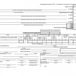 Товарная накладная по форме N ТОРГ-12